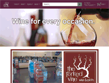 Tablet Screenshot of forkedvine.com